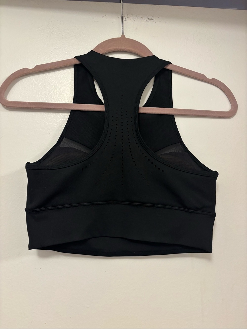 Adidas by Stella McCartney Black High-Neck Sports Bra - Picture 4 of 5